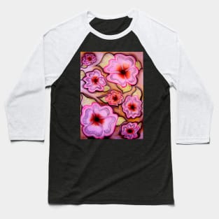 DECO PANSIES  House of Harlequin Baseball T-Shirt